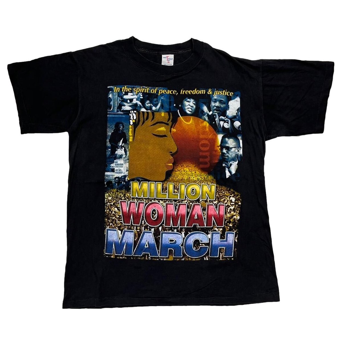 MILLION WOMAN MARCH 1997 BENJAMIN FRANKLIN PARKWAY RAP DESIGN XL 3223