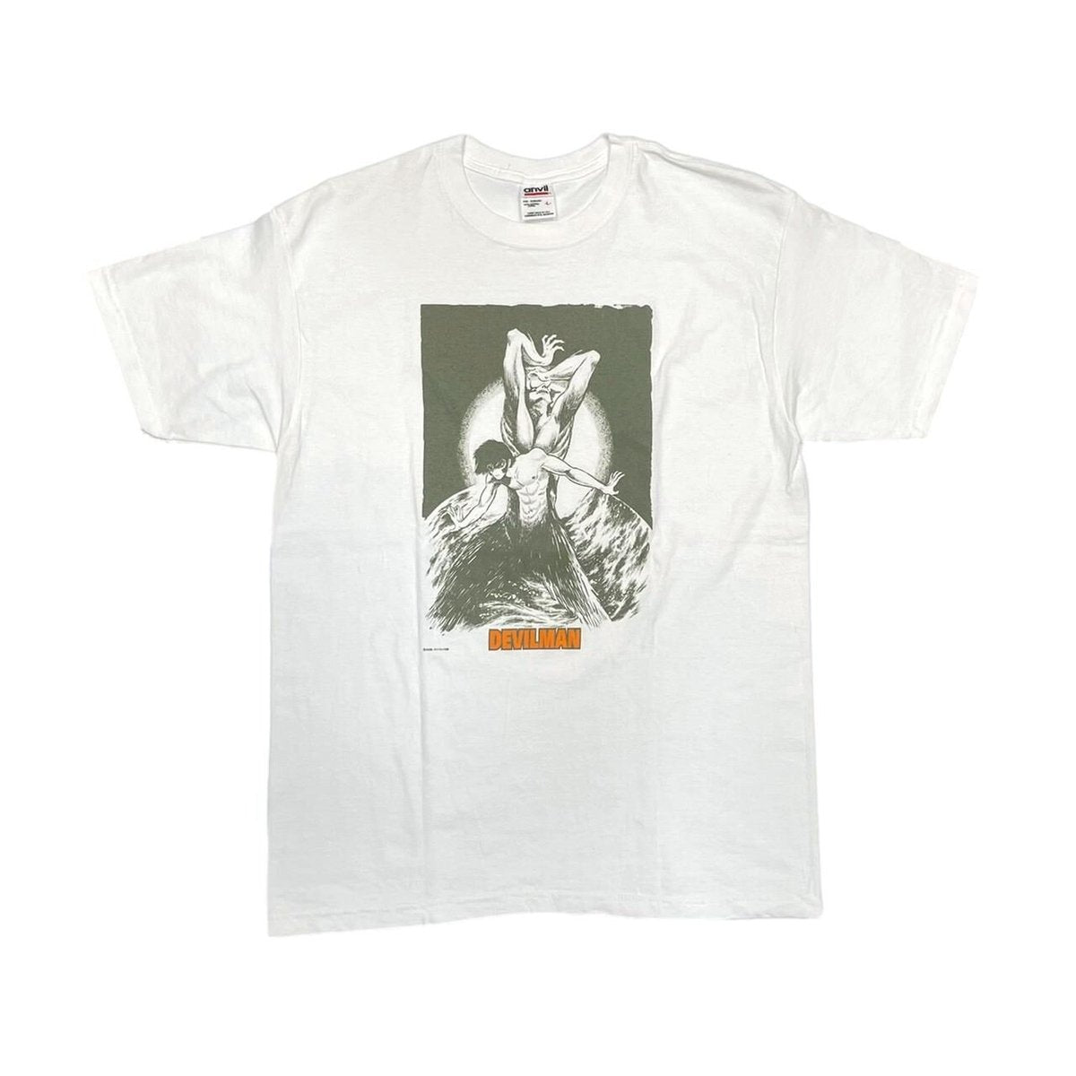 DEVILMAN 00 JAPANESE TEE WHITE ANVIL LARGE 2615