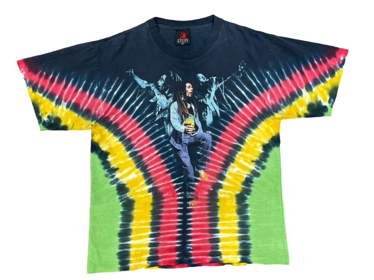 BOB MARLEY ONE GOOD THING ABOUT MUSIC ZION XL TIEDYE 1041