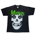 MISFITS 1995 DOUBLE FACE SKULL BLACK/GREEN CRESSONA XL  2058