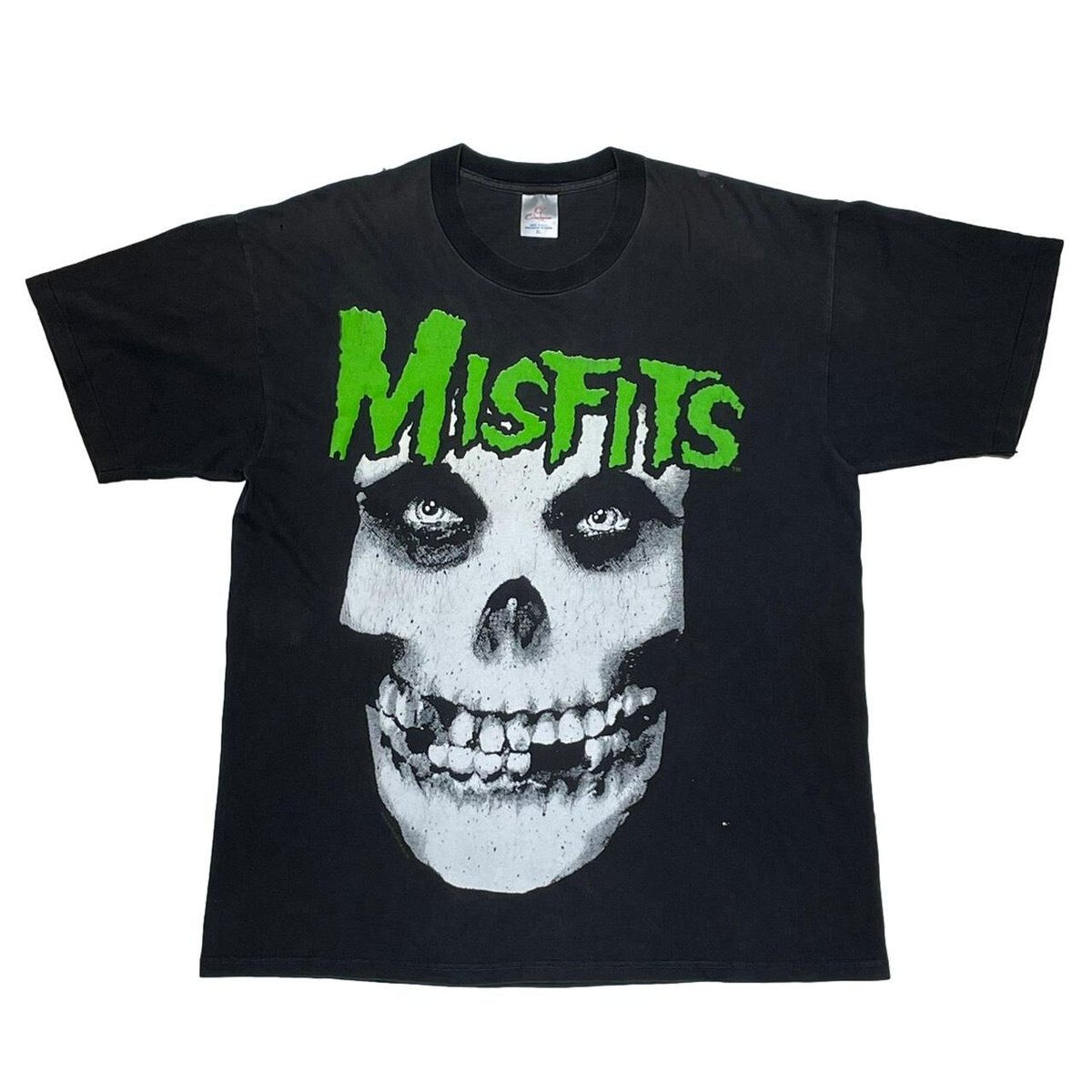 MISFITS 1995 DOUBLE FACE SKULL BLACK/GREEN CRESSONA XL  2058