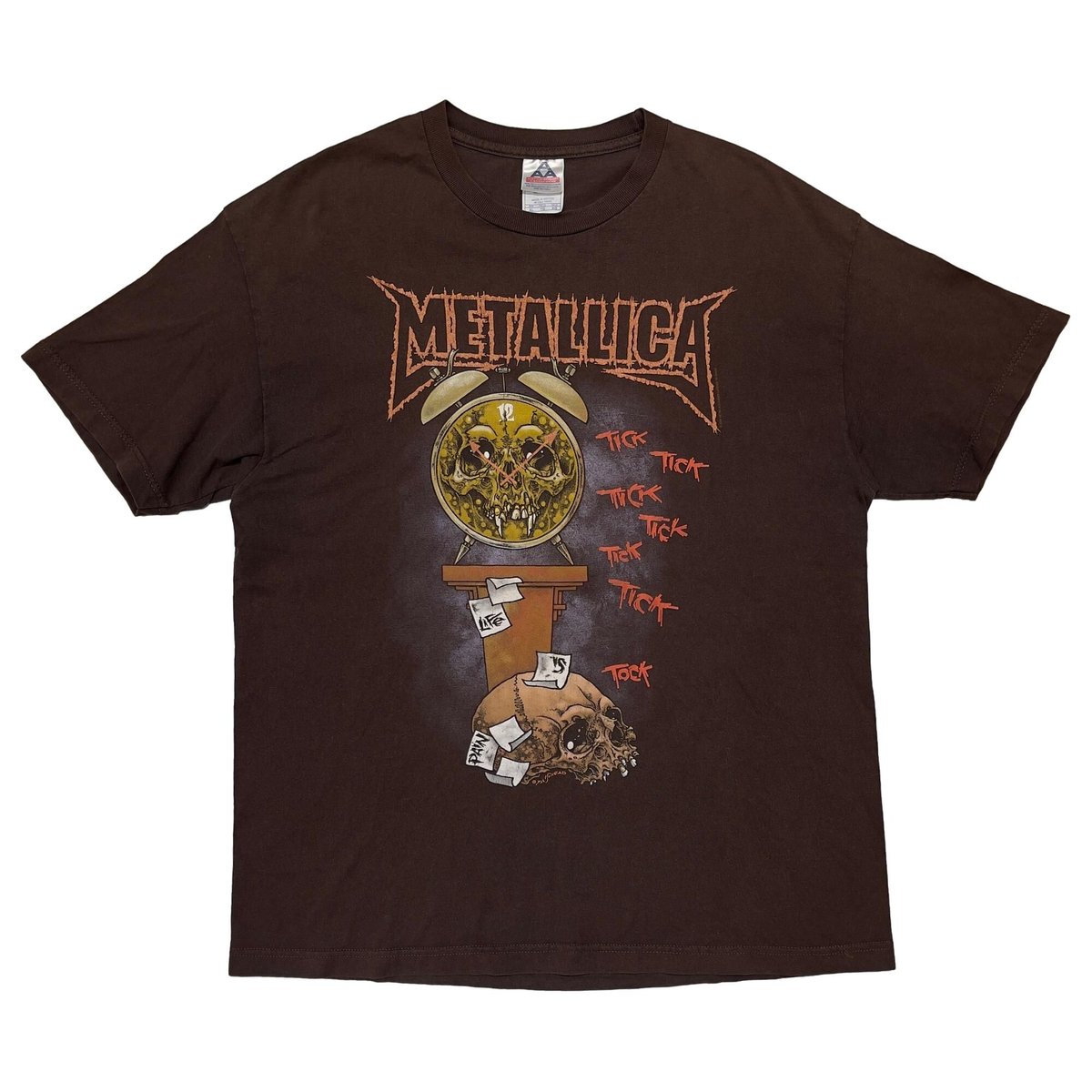 METALLICA PUSHEAD 2004 DEATH IS PAIN BROWN ALSTYLE XL 0822