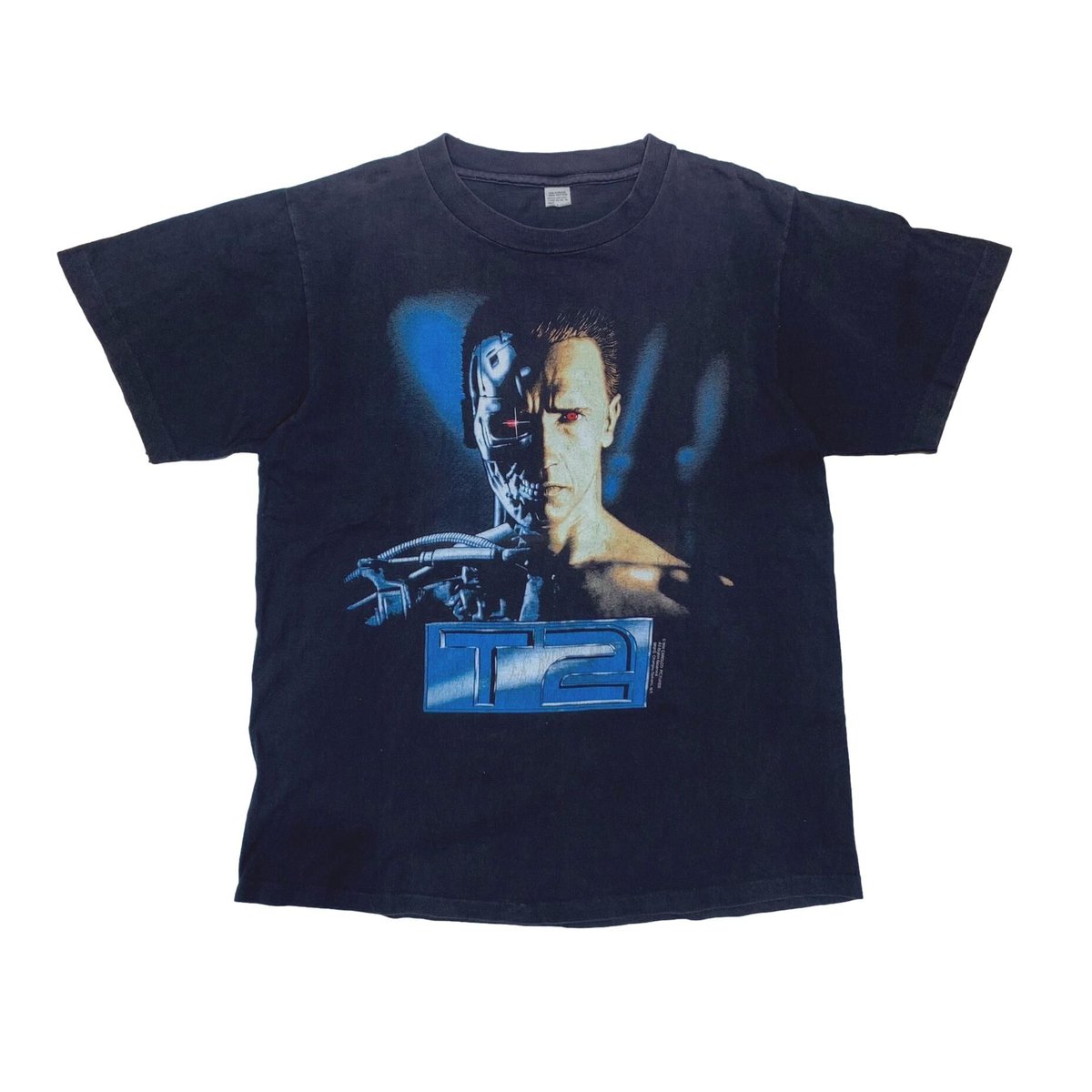 TERMINATOR 2 1991 MOVIE SPRIT FACE TEE LARGE 3664