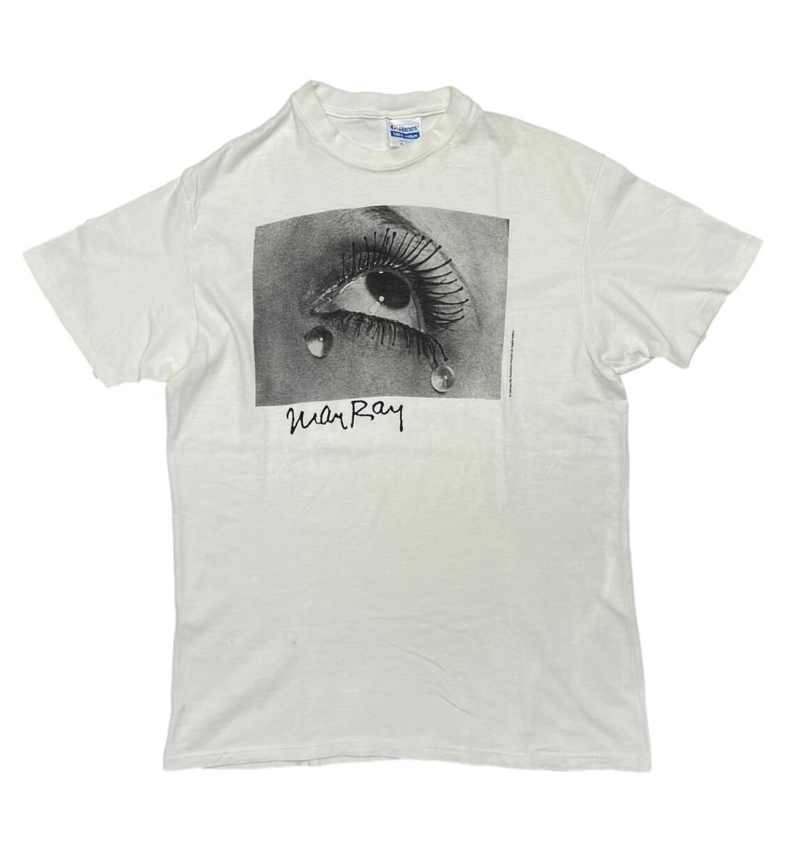 MAN RAY GLASS TEARS TEE HANES XL 6092