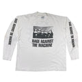 RAGE AGAINST THE MACHINE NUNS AND GUNS LS WHITE SCREEN STARS XL 2036