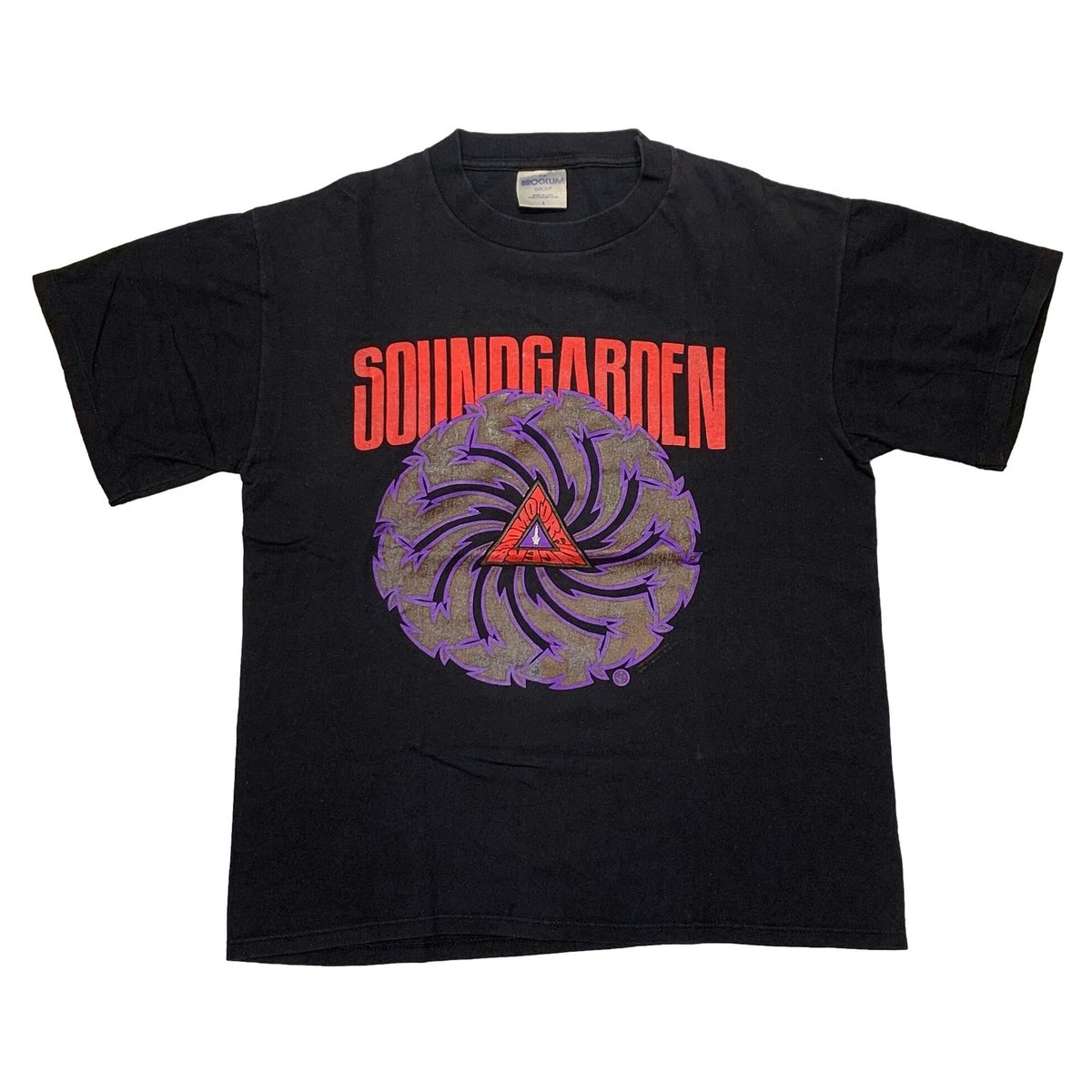 SOUNDGARDEN 1991 BAD MOTOR FINGER TOUR TEE BLACK BROCKUM XL 3810