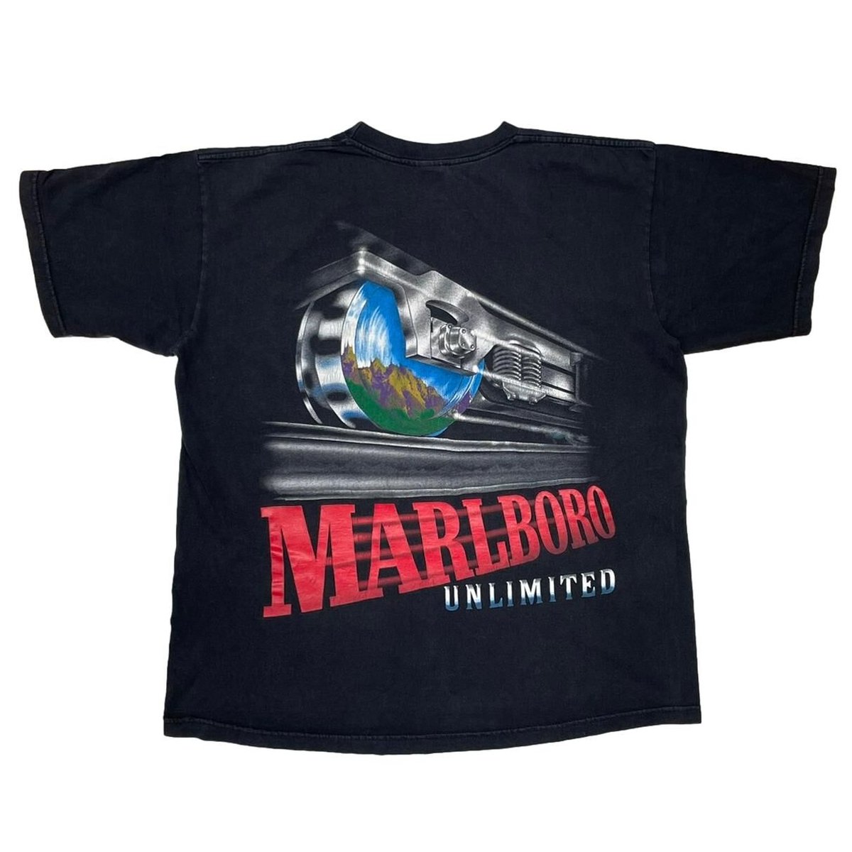 Marlboro UNLIMITED RAILROAD POCKET TEE XL 1084