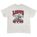 LORD'S GYM THE SIN OF THE WORLD RED WHITE FITS XXL 3471