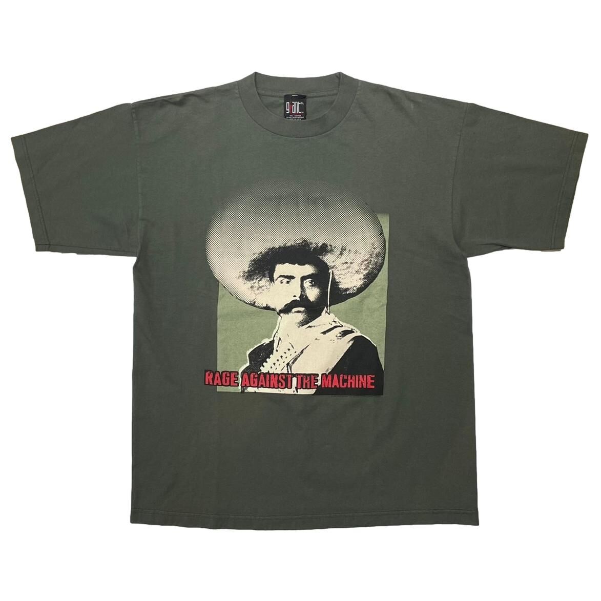 RAGE AGAINST THE MACHINE 1997 EMILIANO ZEPATA TEE OLIVE GIANT XL 6220