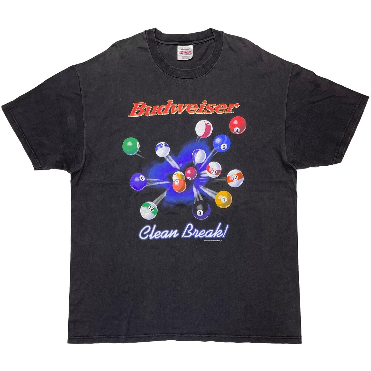 Budweiser CLEAN BREAKS! Billiards 1999 HANES XL 0531