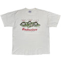 Budweiser 3 FROGS 1995 WHITE ALL SPORT XL 0389