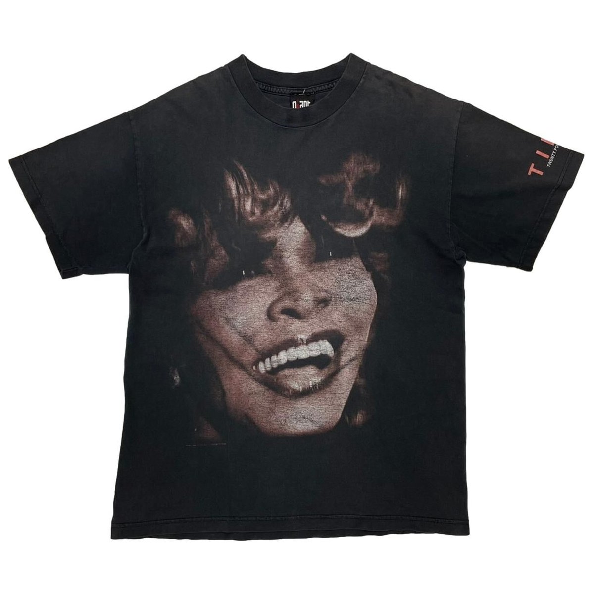 TINA TURNER TWENTY FOUR SEVEN TEE BLACK GIANT LARGE 5282