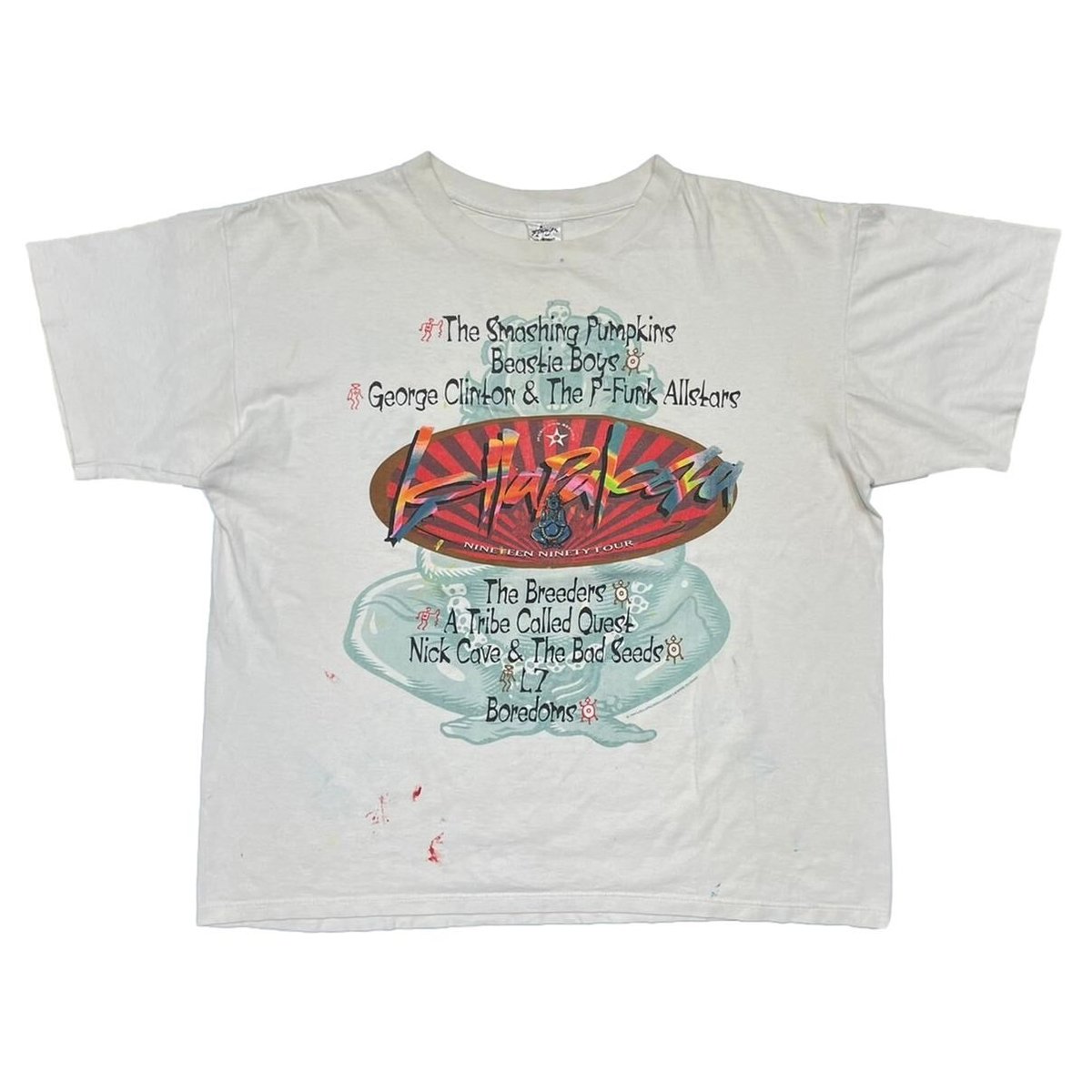 LOLLA PALOOZA 1994 ROCK FESTIVAL WHITE XL