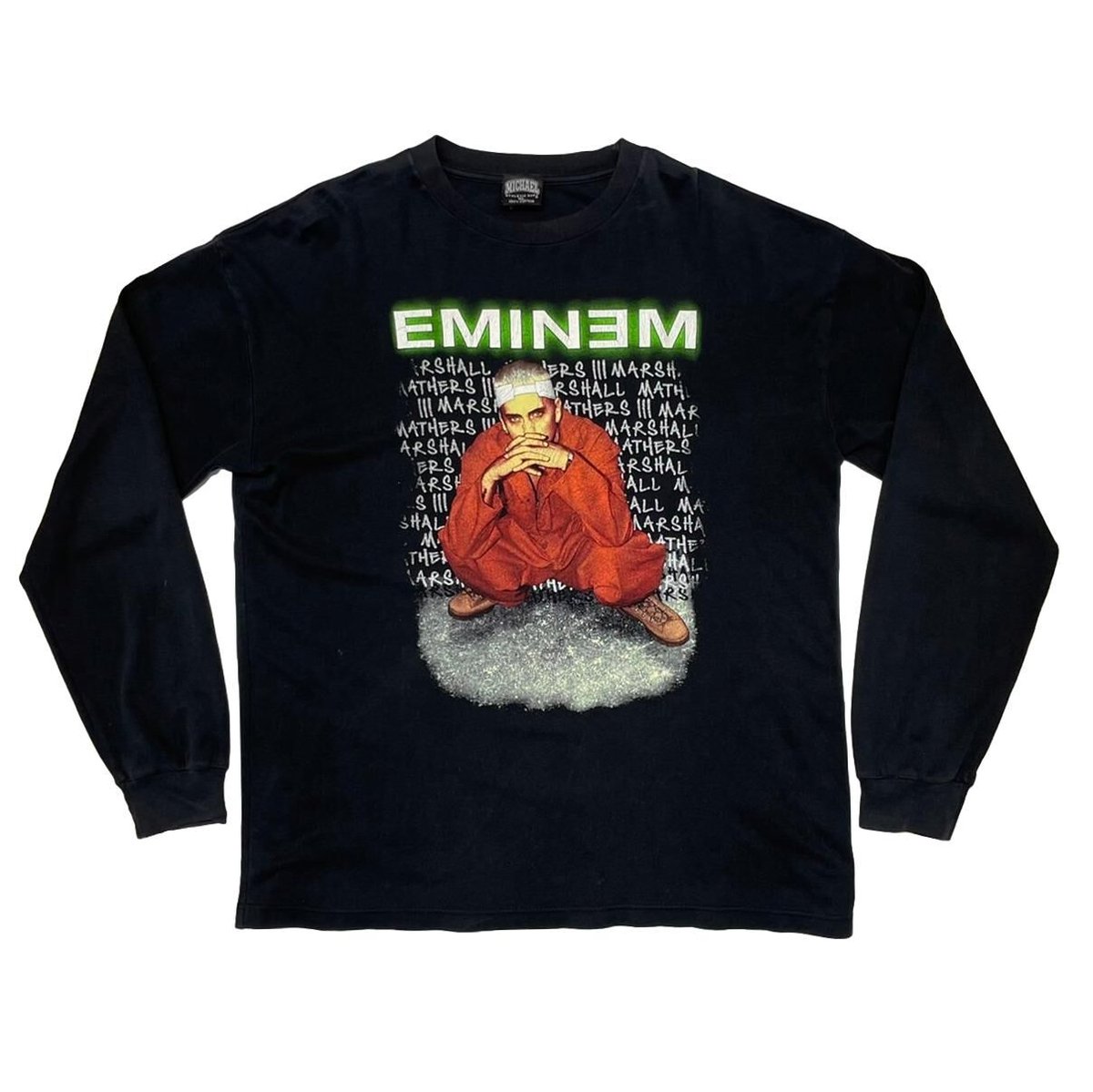EMINEM CRIMINAL LS TEE MICHAEL TAG XL BLACK 7504