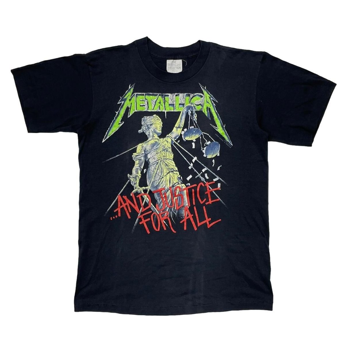 METALLICA AND JUSTICE FOR ALL 1988 TOUR BROCKUM LARGE FITS S-M 8351