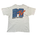 MUSIC TELEVISION M TV BACK LOGO TEE FRUIT OF THE LOOM XL 3670