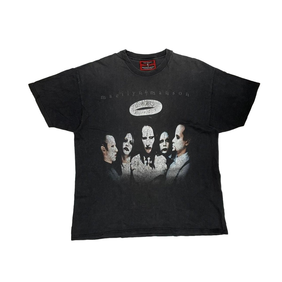 MARILYN MANSON CENTER RING MEMBER TEE FITS XL 0695
