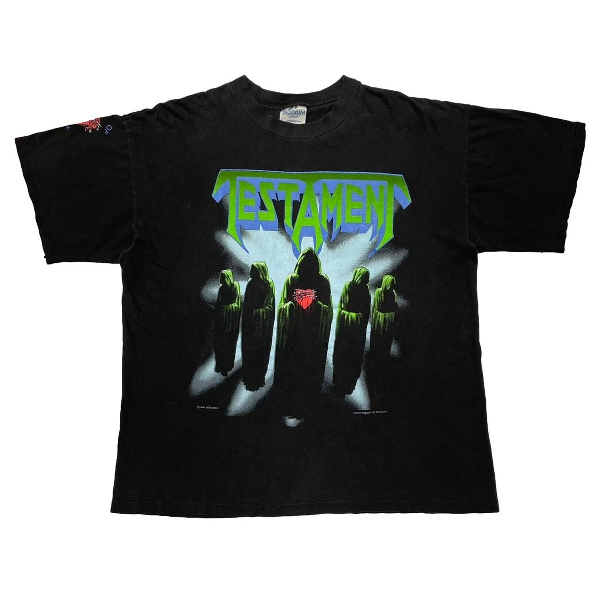 TESTAMENT 1990 TOUR TEE BROCKUM XL 7749