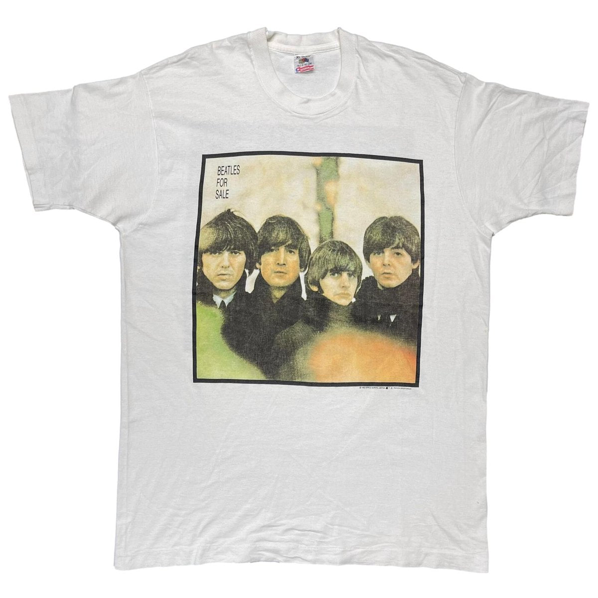 BEATLES BEATLES FOR SALE WHITE FRUIOT OF THE LOOM XL 9269