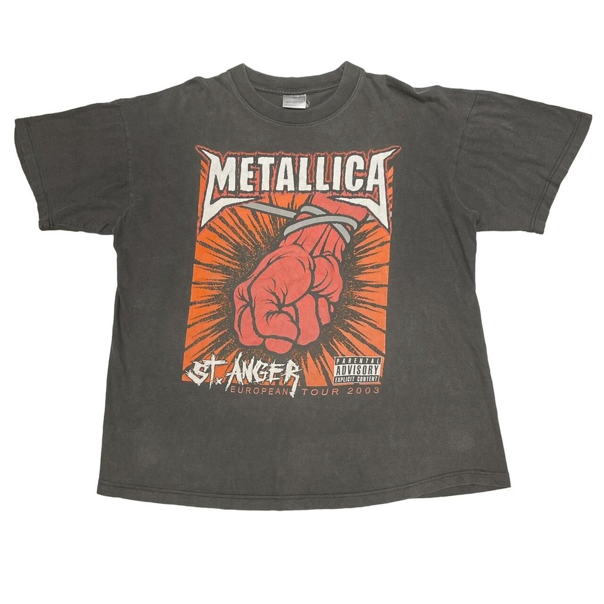 METALLICA ST. ANGER EUROPEAN TOUR EURO XL 5238