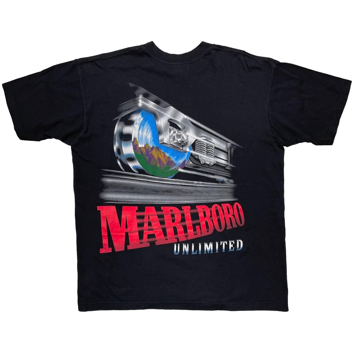 Marlboro UNLIMITED RAILROAD POCKET TEE XL 0478