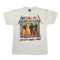 METALLICA SUMMER SHIT '94 TOUR GIANT BY TULTEX LARGE 5676