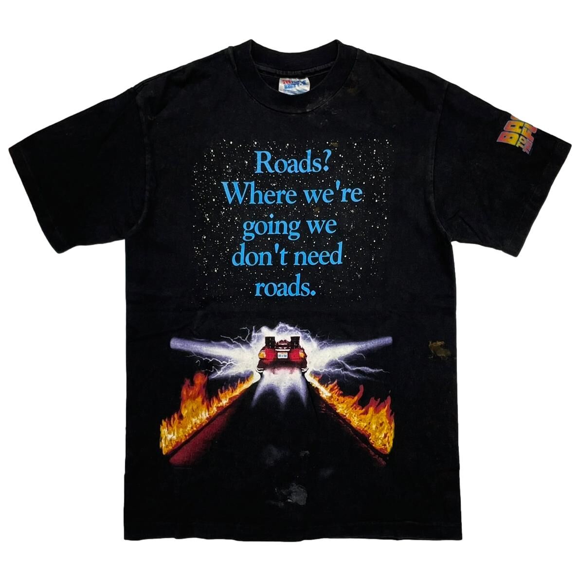 BACK TO THE FUTURE Roads? Where we're going we don't need roads. HANES SMALL 1987