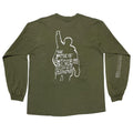 RAGE AGAINST THE MACHINE THE BATTLE OF GUERRILLA TOUR 99 LS TEE KHAKI ANVIL XL 9936