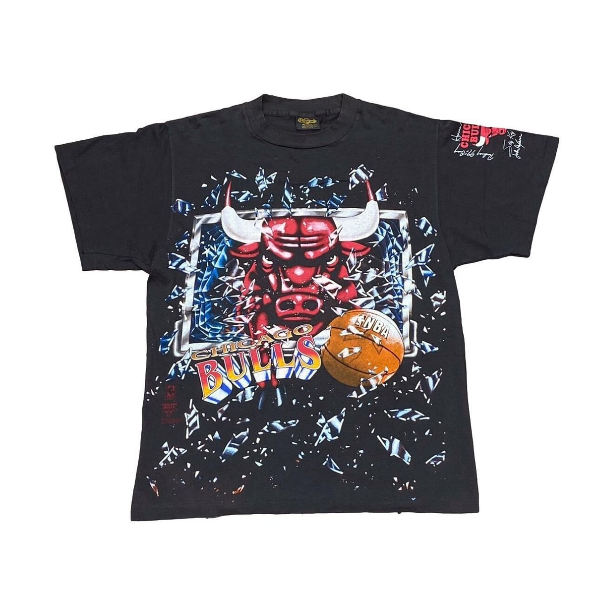 CHICAGO BULLS 90S SHATTERED BACKBOARD CHANGES LARGE 6150