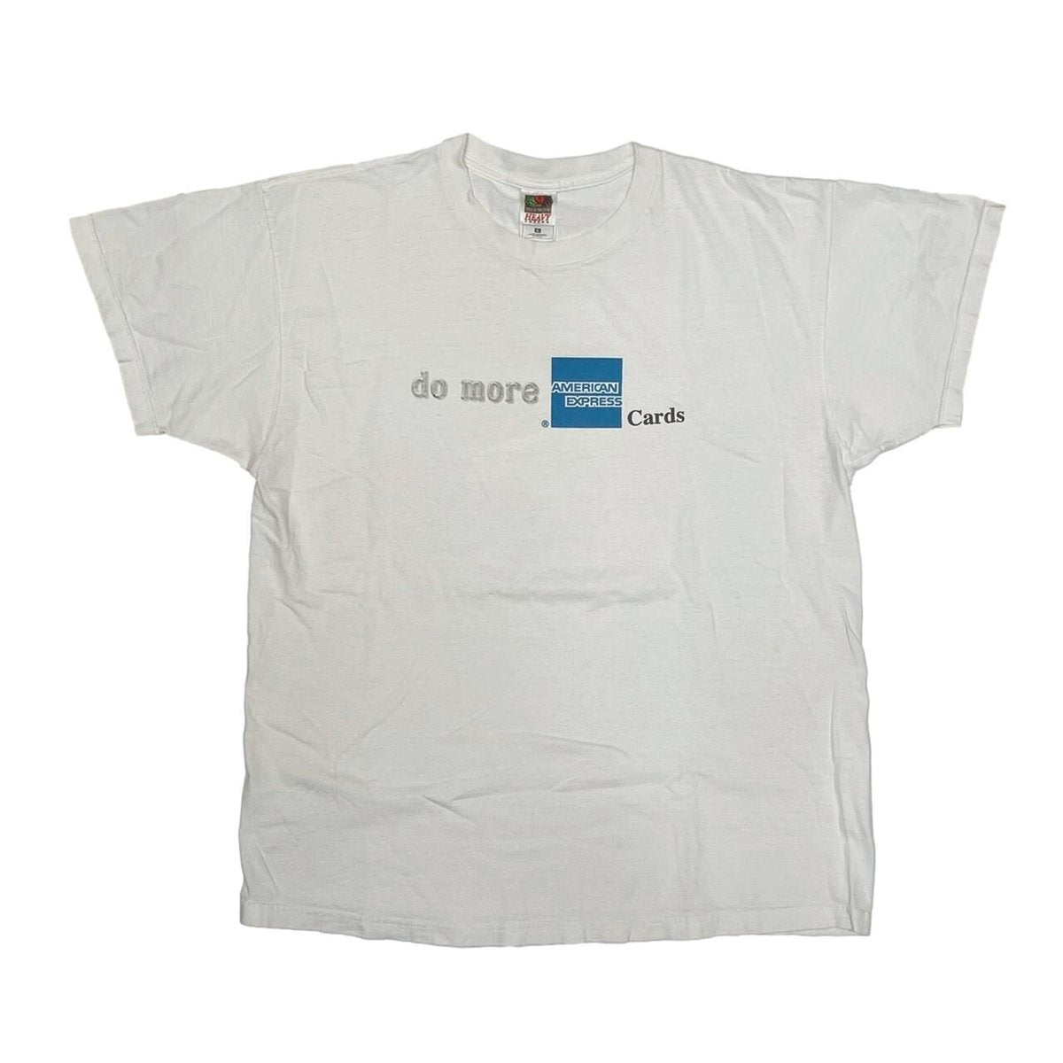 AMERICAN EXPRESS DO MORE LOGO TEE WHITE FRUIT OF THE LOOM XL 9244