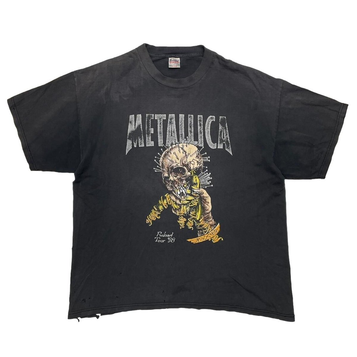 METALLICA PUSHEAD FIXXER RELOAD TOUR 98 BROOKS TAG XL 7777