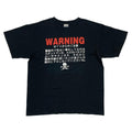 JACKASS THE MOVIE WARNING TEE ANVIL LARGE