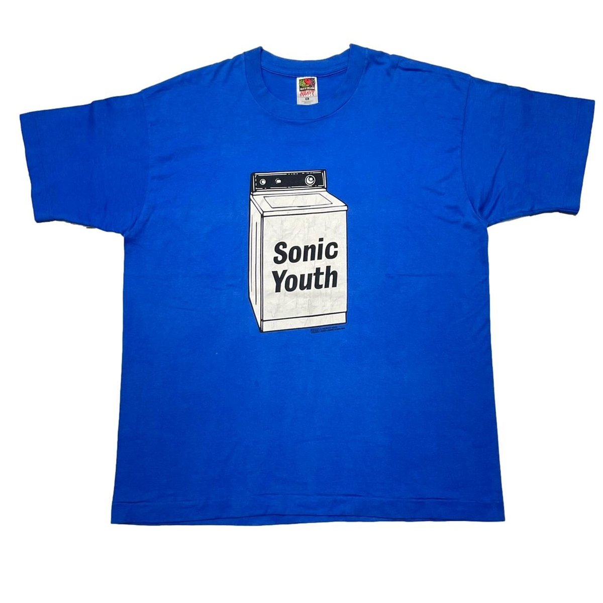 SONIC YOUTH WASHING MACHIEN RARE PATTERN RED BACK PRINT FRUIT XL 7633
