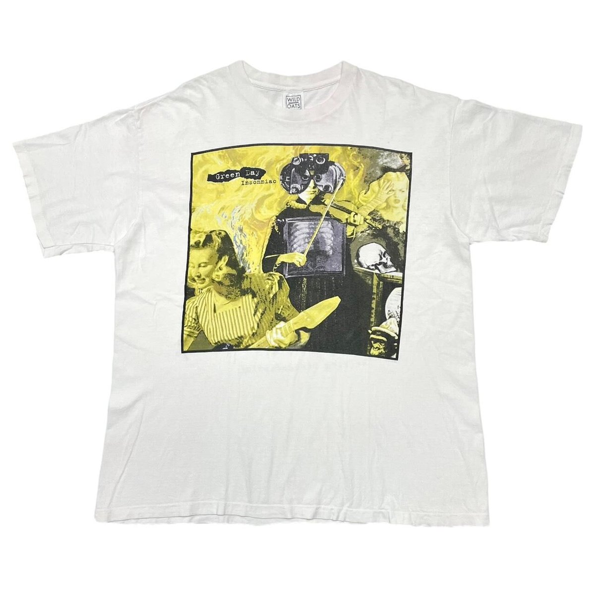 GREEN DAY INSOMNIAC WHITE WILD OATS XL 1867