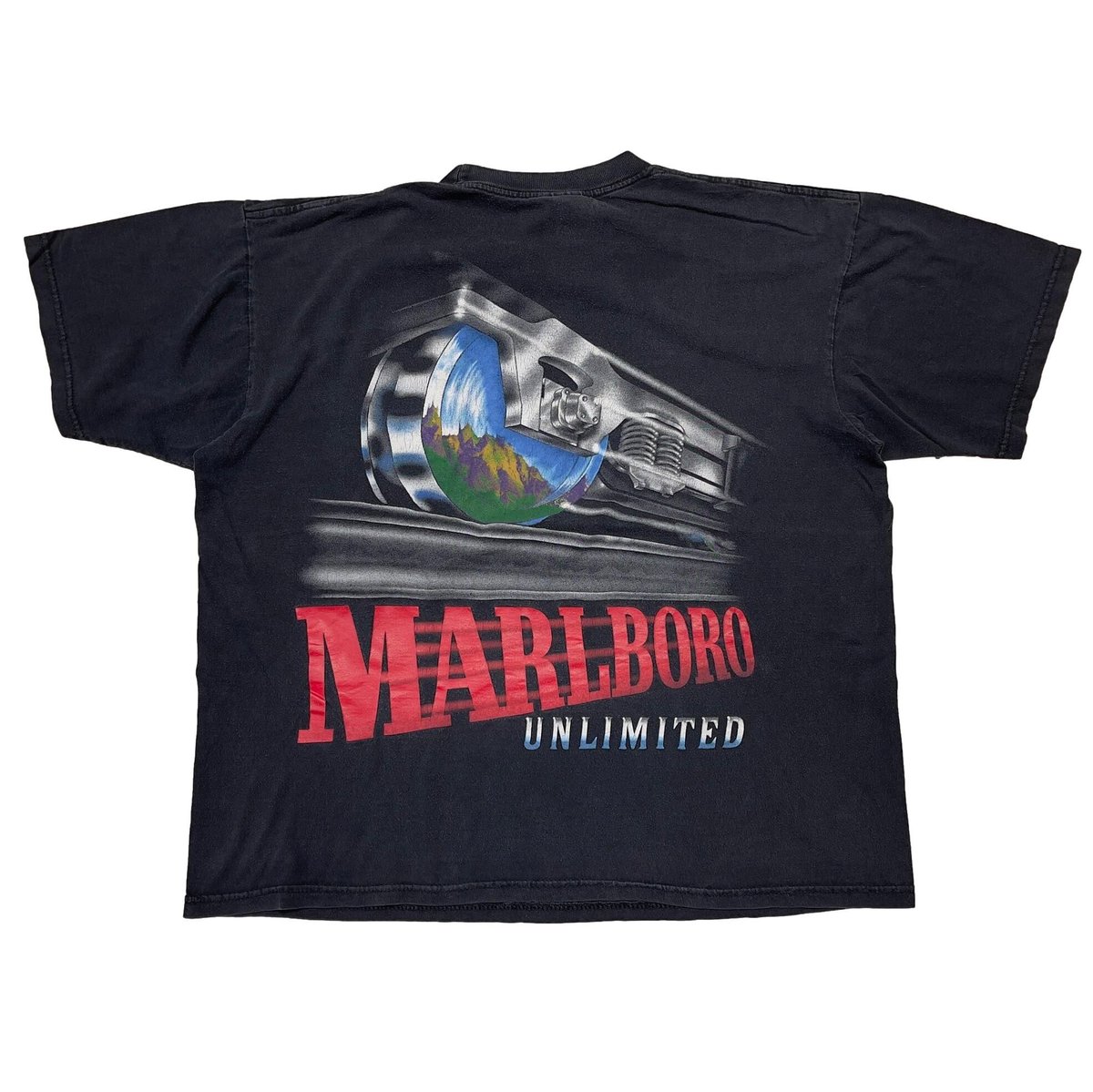 Marlboro UNLIMITED RAILROAD POCKET TEE FITS XL 1162