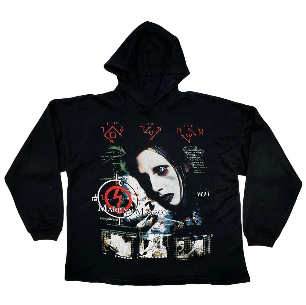 MARILYN MANSON ANTICHRIST SUPERSTAR HOODIE XL 6245