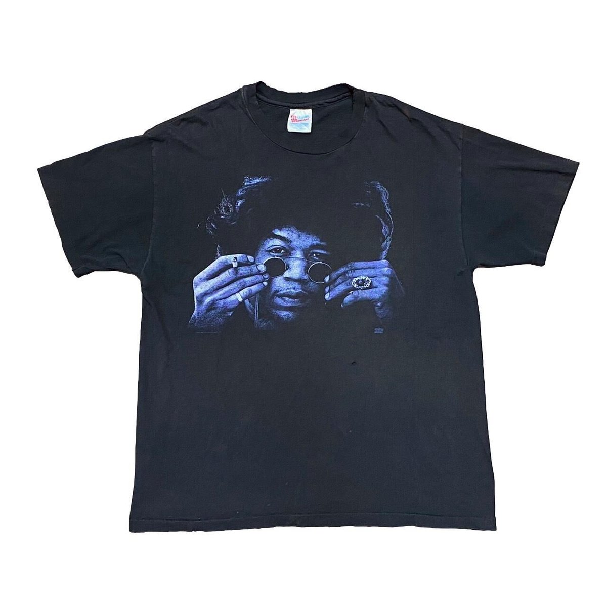 90S JIMI HENDRIX TEE HANES XL BLACK 5463