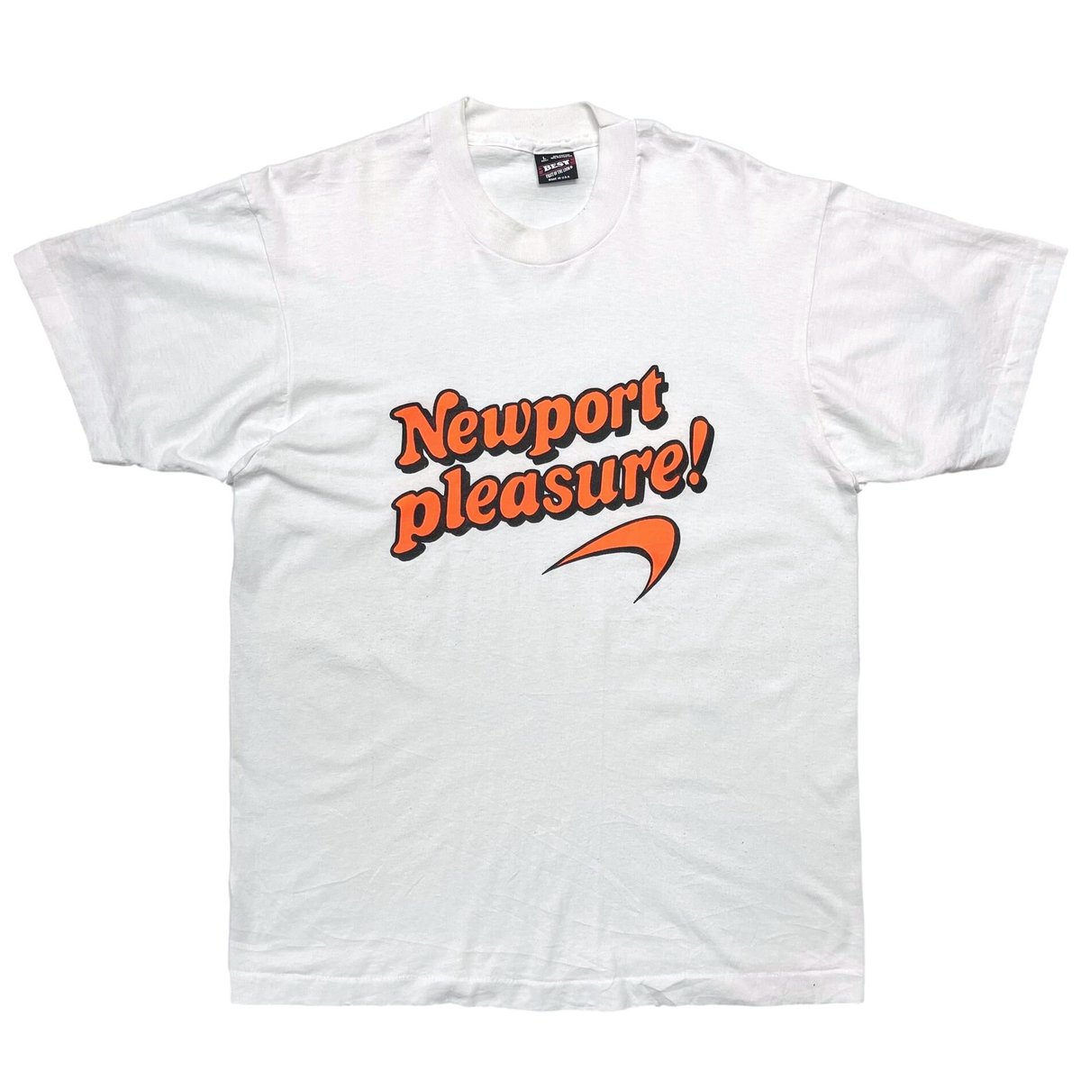 NEWPORT PLEASURE ! BIG LOGO FRUIT OF THE LOOM LARGE 9687