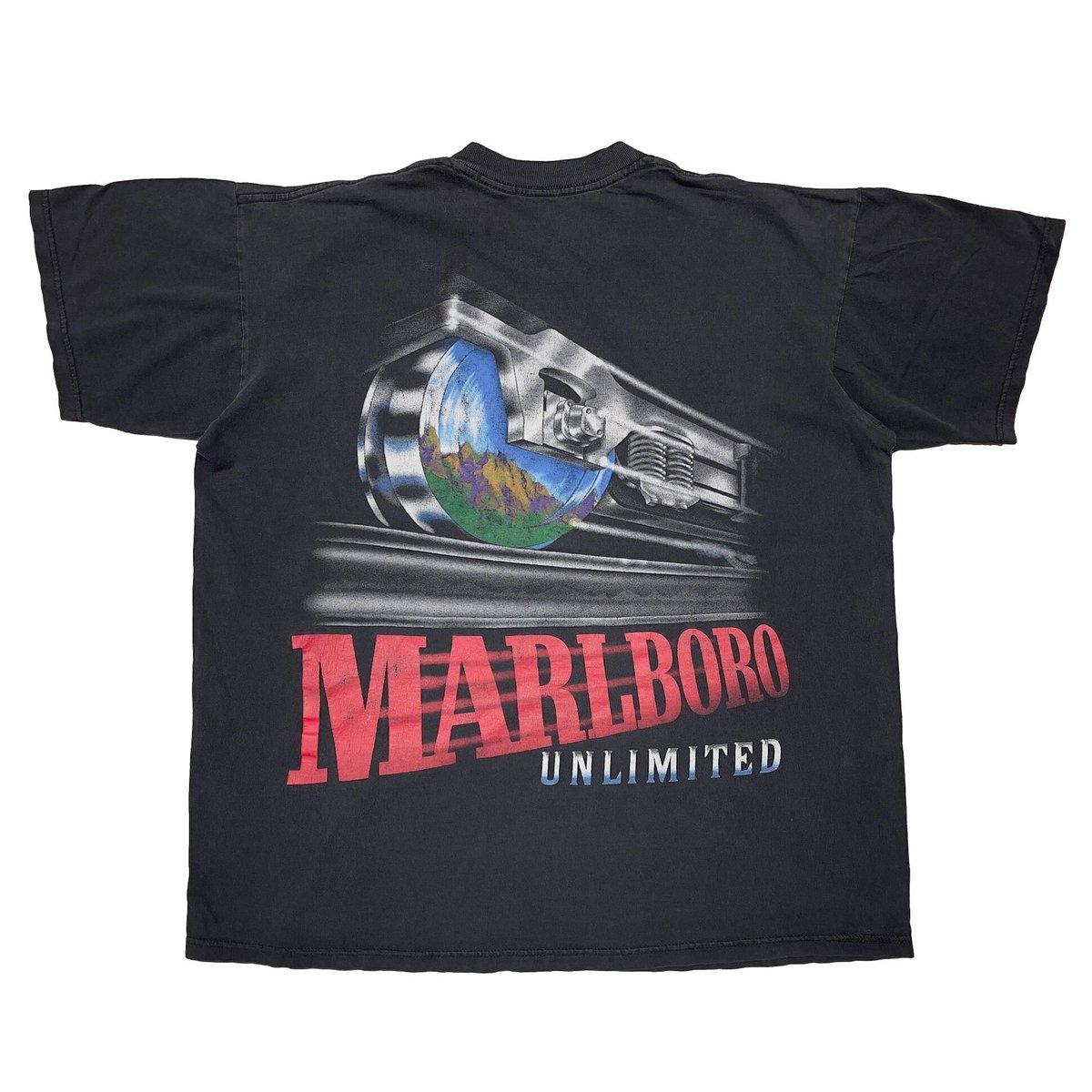 Marlboro UNLIMITED RAILROAD POCKET TEE FITS XL 1149