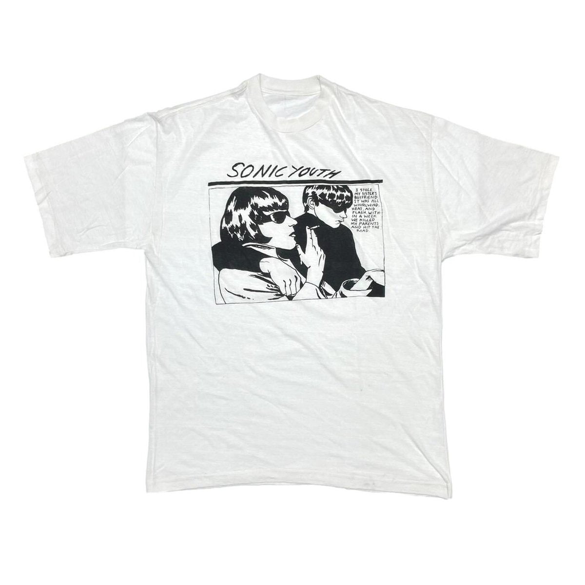 SONIC YOUTH GOO WHITE FITS XL 7814