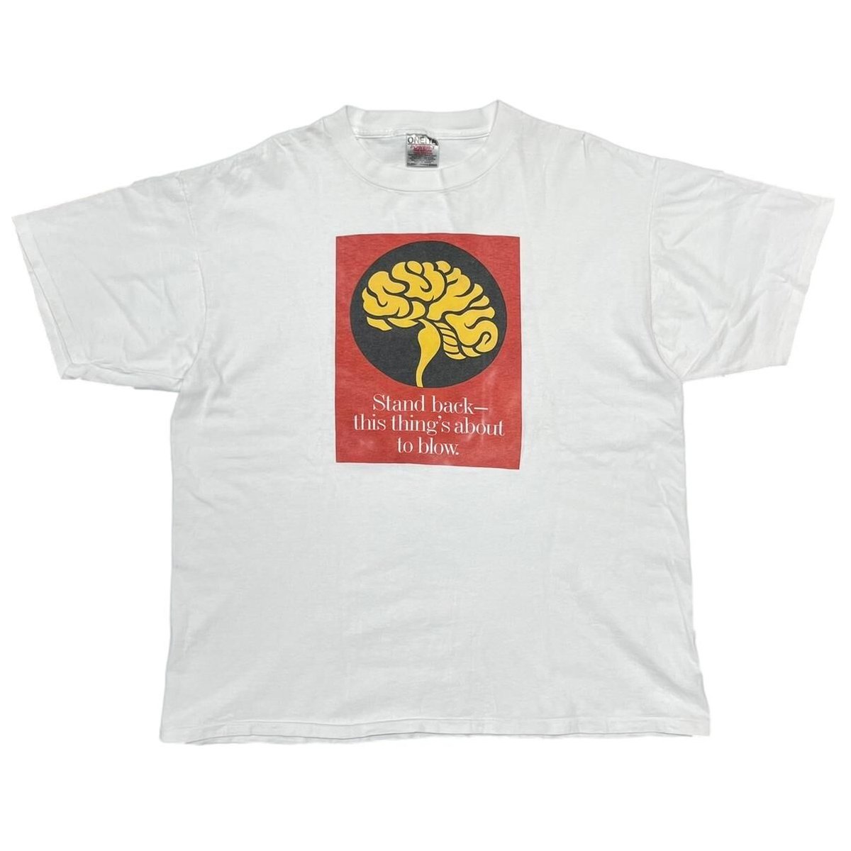 SOFTWARE DEVELOPMENT 1996 BRAIN TEE WHITE ONEITA XL 1788
