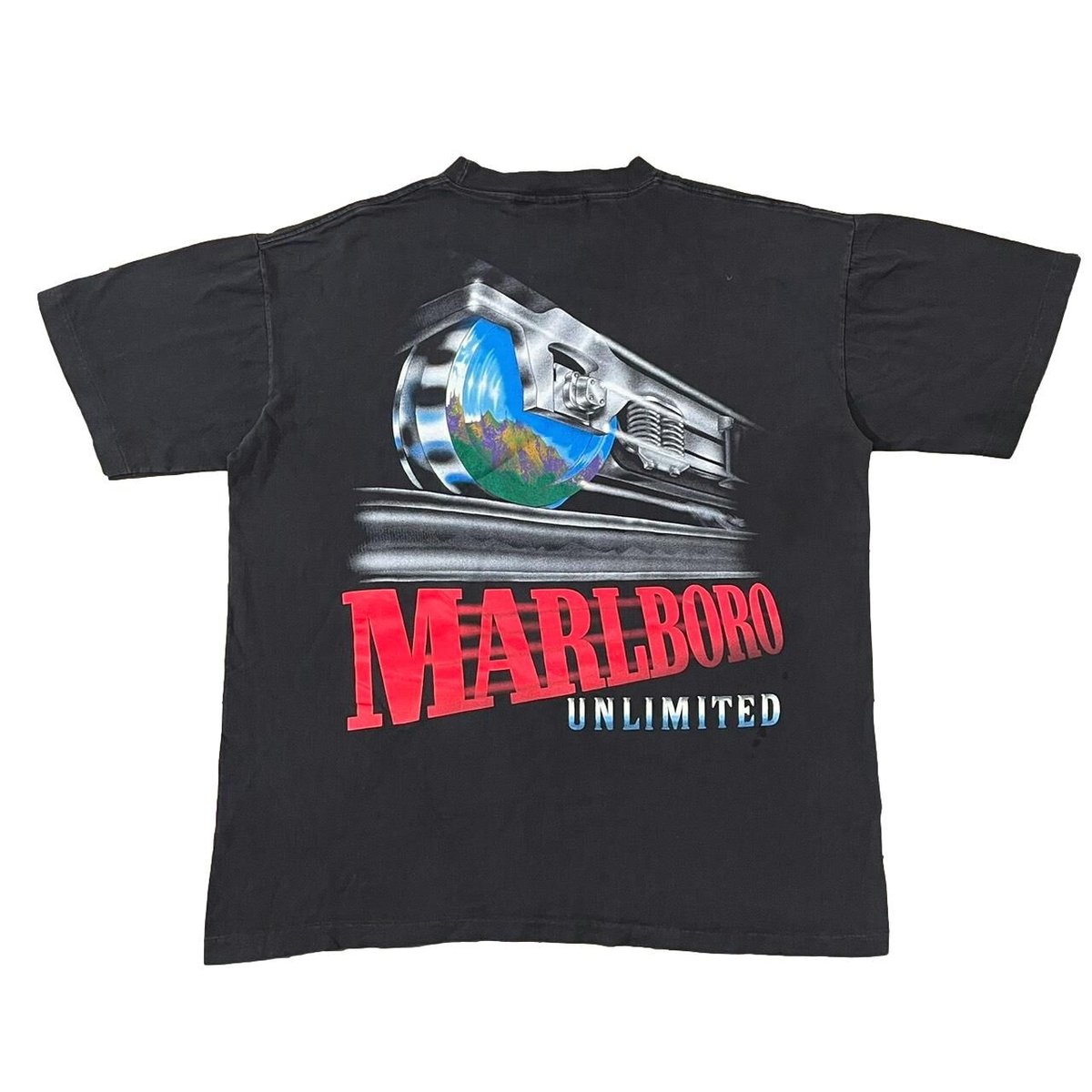 Marlboro UNLIMITED RAILROAD POCKET TEE FITS XL 6