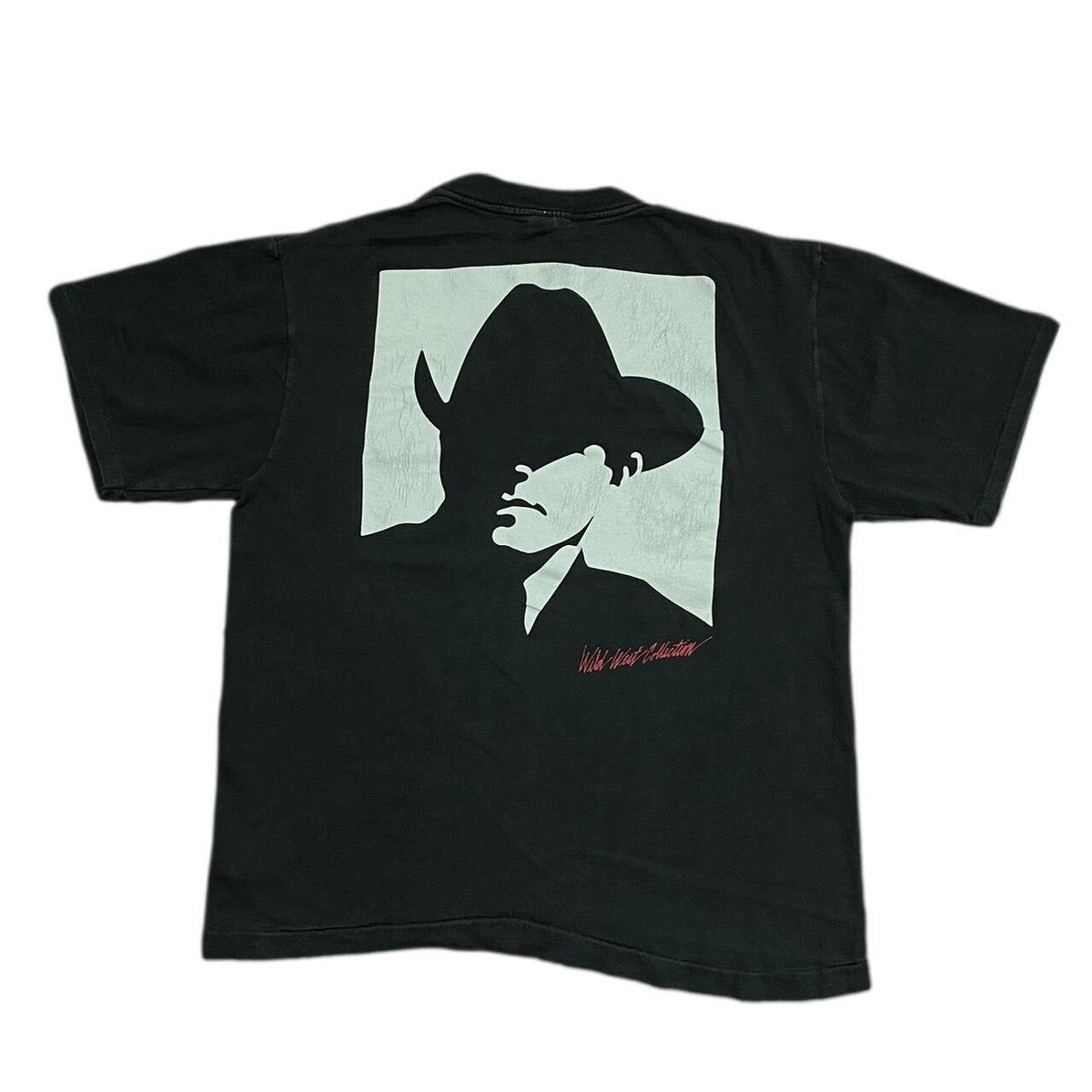 Marlboro MAN BACK BIG PRINT TEE BLACK with POCKET 7