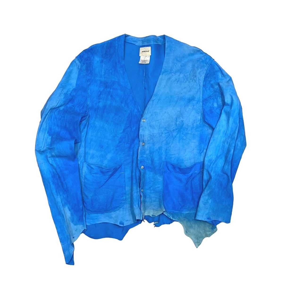 greatLAnd ORIGINAL ANTI VEGAN CARDIGAN / VEGETABLE LAMB SUEDE XL