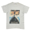 TITANIC MOVIE POSTER TEE WHITE FITS MEDIUM 9665