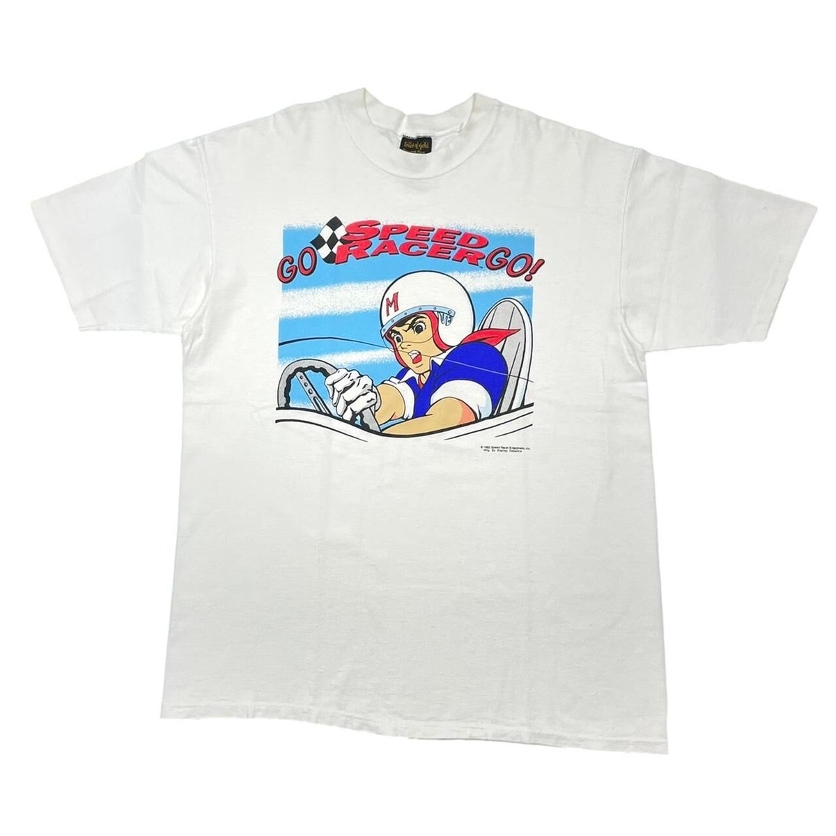 SPEED RACER 1992 GO GO SPEED RACER ANIME TEE WHITE XL 4148