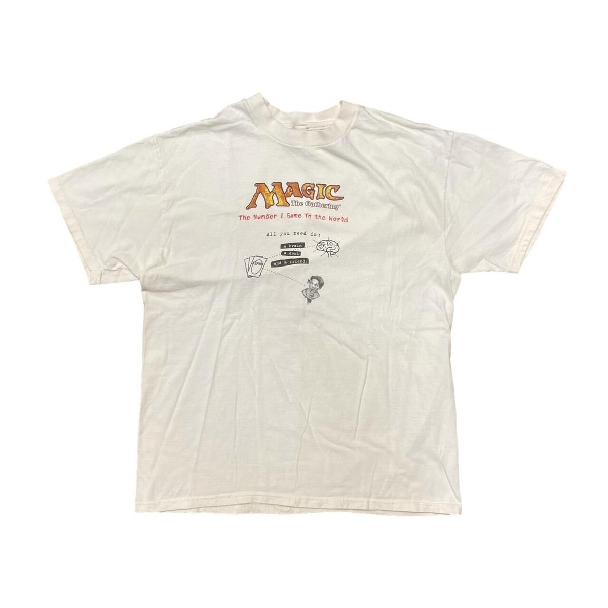 MAGIC THE GATHERING ALL YOU NEED IS TEE HANES LARGE 5370