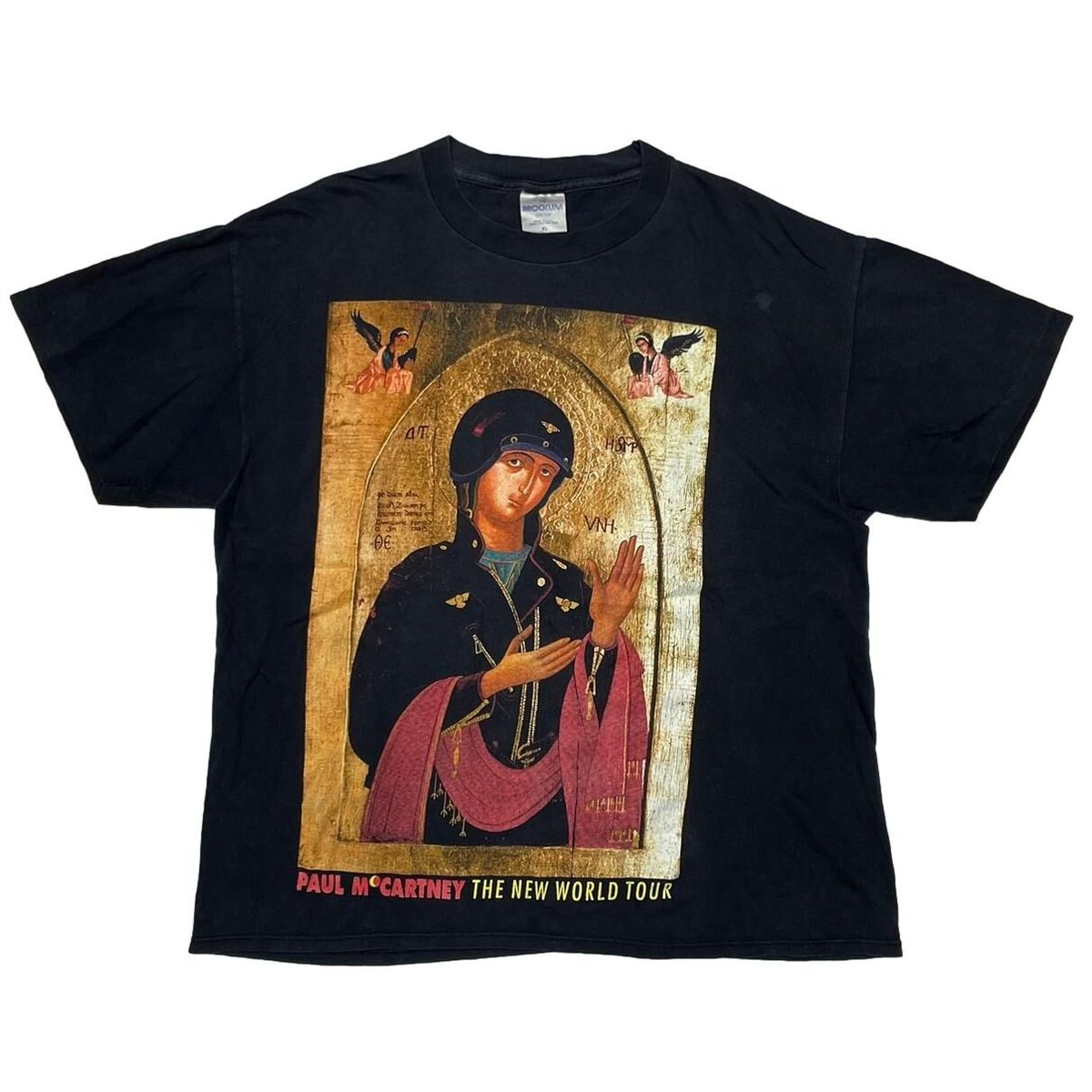 PAUL McCARTNEY THE NEW WORLD TOUR BIKER LIKE AN ICON  BROCKUM XL 8112