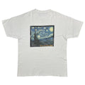 VINCENT VAN GOGH STARRY NIGHT TEE WHITE FITS XL 8190