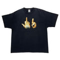 OLD&VINTAGE FUCK YOU HAND SIGN TEE DELTA XL 8735